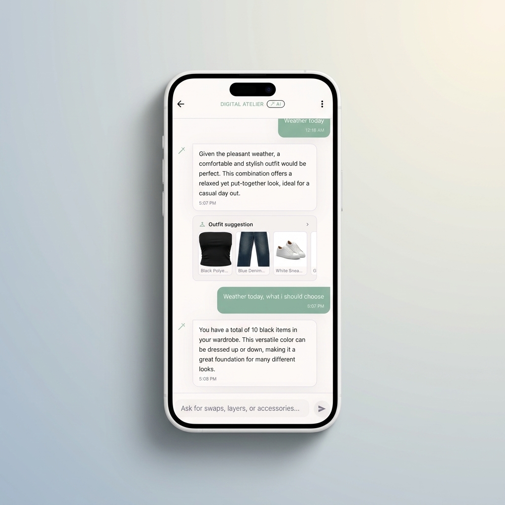 AI Stylist Chat Interface